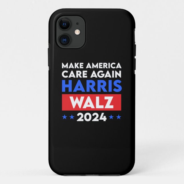 Coques Case-Mate iPhone Harris Walz 2024 Rendre l'Amérique à nouveau conce (Dos)