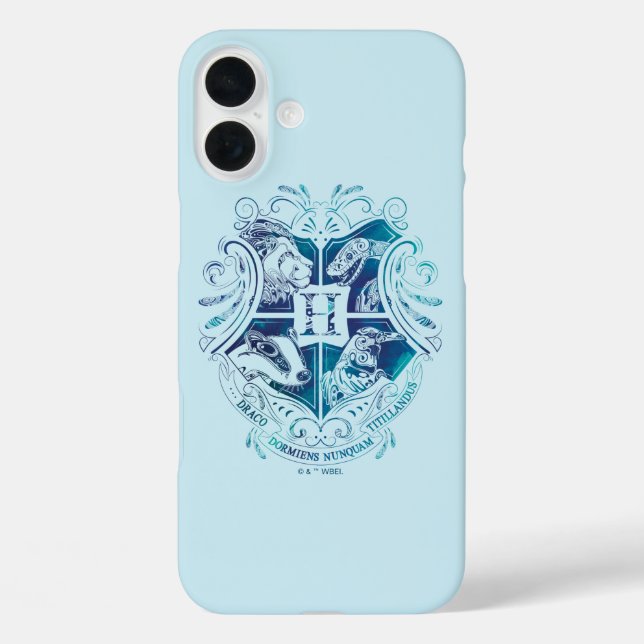Coques Case-Mate iPhone Harry Potter | Aguamenti HOGWARTS™ Crest (Verso)