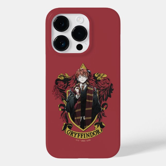 Coques Case-Mate iPhone HARRY POTTER™ | Anime Ron Weasley House Crest (Verso)