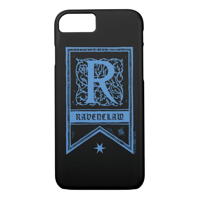 Coques Case-Mate iPhone Harry Potter| Bannière du monogramme de Ravenclaw (Dos)
