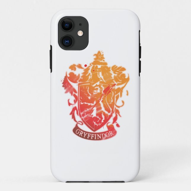 Coques Case-Mate iPhone Harry Potter | Blason de Gryffondor - Éclaboussé (Dos)