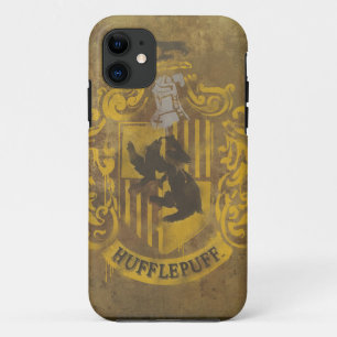 Coque Case-Mate Pour iPhone Harry Potter   Hufflepuff Crest Spray Paint