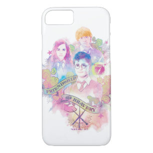 Coques Pour iPhone Harry Potter Spell   Harry, Hermione, & Ron Waterc