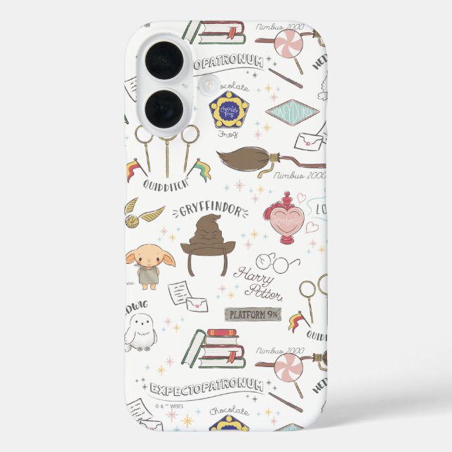 Coques Case-Mate iPhone HARRY POTTER™ Tiny Magic Pattern (Verso)