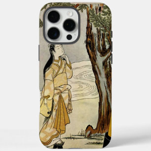 Coques iPhone 16 Pro Max "HARUNOBU. Jeune femme devant Torii."