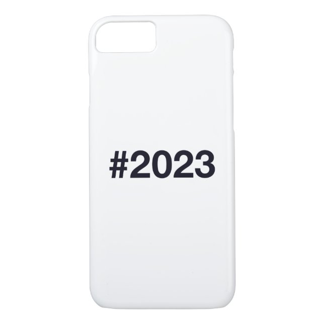 Coques Case-Mate iPhone Hashtag 2023 (Dos)