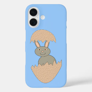 Coque Pour iPhone 16 Hatching lapin de Oeuf Weird iPhone