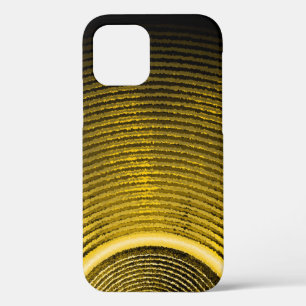 Case-Mate iPhone Case Haut-parleur de musique jaune et ondes sonores Coq