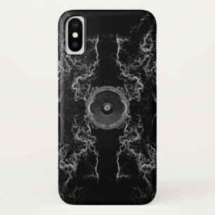 Case-Mate iPhone Case Haut-parleur de musique noir et blanc