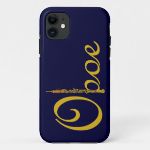 Coque iPhone 11 Hautbois d'or