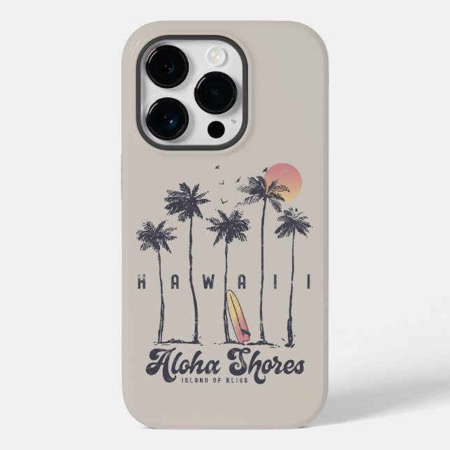 Coques Case-Mate iPhone Hawaii Beach Surfer Vacances été (Verso)