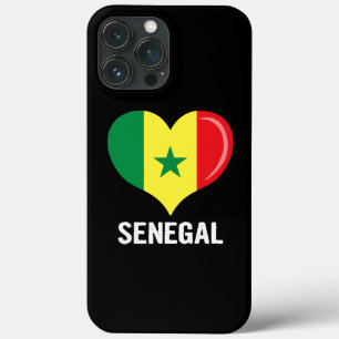 Case-Mate iPhone Case Heart Sénégal Drapeau Hommes Femmes Enfants Patrio