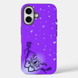 Coque Pour iPhone 16 Heart with Flower and Butterfly