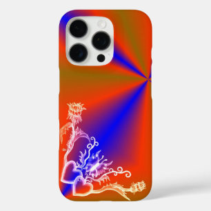 Coques iPhone 16 Pro Heart with Flower and Butterfly