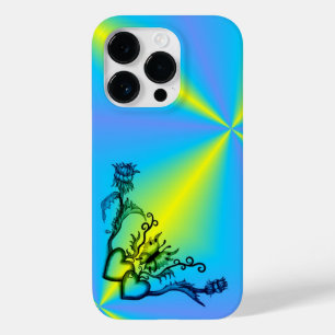 Coque Pour iPhone 14 Pro Heart with Flower and Butterfly