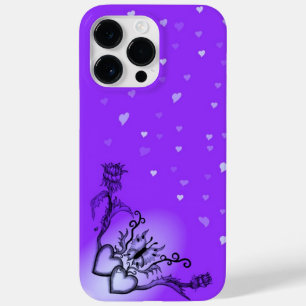 Coque Pour Pour iPhone 14 Pro Max Heart with Flower and Butterfly