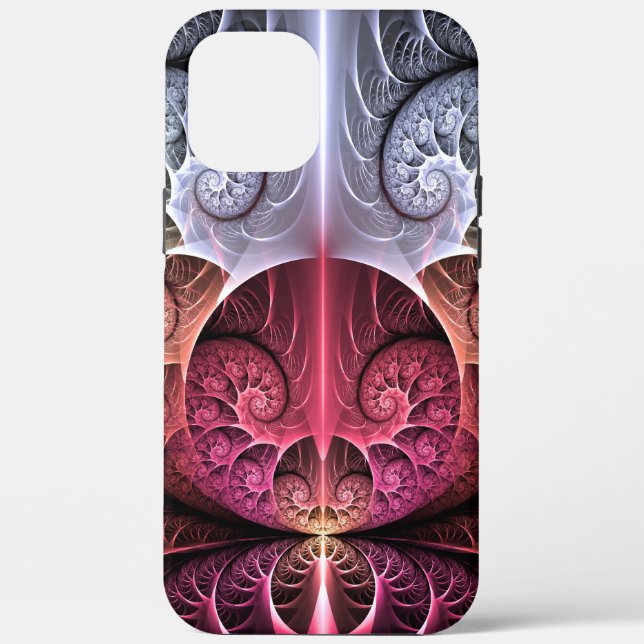 Coques Case-Mate iPhone Heartbeat, Abstrait surreal Imaginaire Fractal Art (Verso)