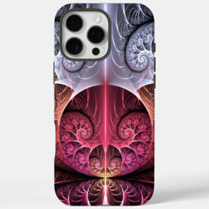 Coques iPhone 16 Pro Max Heartbeat, Abstrait surreal Imaginaire Fractal Art