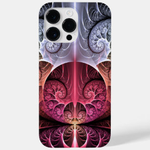 Coque Pour Pour iPhone 14 Pro Max Heartbeat, Abstrait surreal Imaginaire Fractal Art