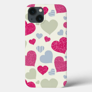 Etui iPhone Case-Mate Hearts Background