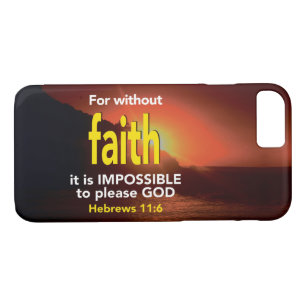Case-Mate iPhone Case Hébreux 11:6 SANS FOI Écriture chrétienne