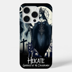 Coque iPhone 15 Pro Hécate Déesse des Carrefours Esprits Fantomatiques