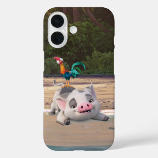 Coque Pour iPhone 16 Heihei et Pua Playtime