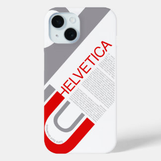 Coque Pour iPhone 15 Helvetica Typography | Design