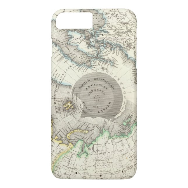 Coques Case-Mate iPhone Hémisphère nord arctique et (Dos)