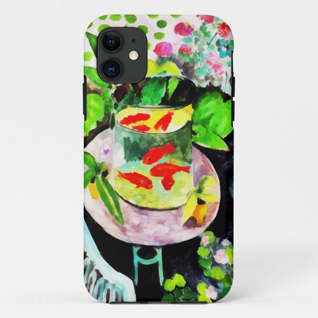Coques Case-Mate iPhone Henri Matisse, Le poisson rouge, dessin numérique (Dos)