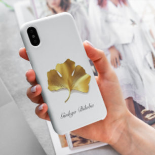 Case-Mate iPhone Case Herbal Life, Golden Ginkgo Biloba personnalisable