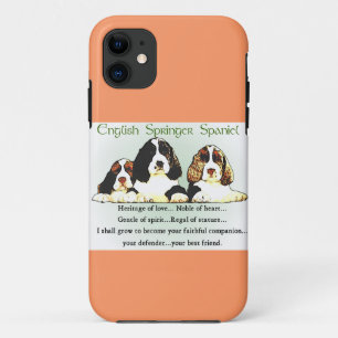 Coque Case-Mate Pour iPhone Héritage d'épagneul de springer anglais de l'amo