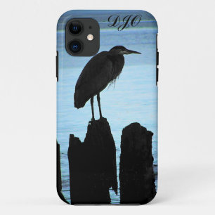 Coques Pour iPhone Heron de bord de mer Silhouette