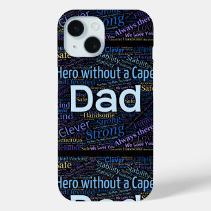 Coque Pour iPhone 15 Héros papa personnalisé