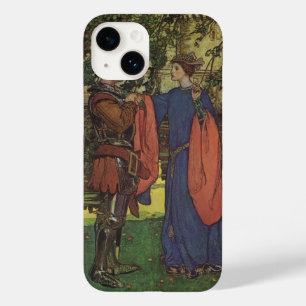 Coque Pour iPhone 14 Héros vintage Prince Chevalier Brillant Armure Pri