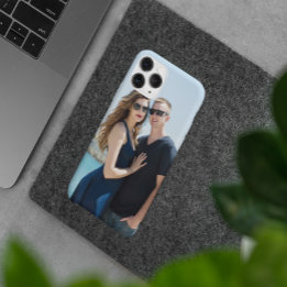 Coque iPhone 15 Mini Heureux Couple Photo Personnaliser