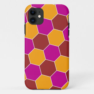 Coque Case-Mate Pour iPhone Hexagons décoratifs Motif mosaïque #8