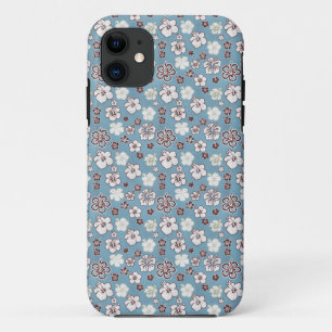 Etui iPhone Case-Mate Hibiscus bleu