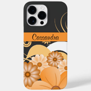 Coques Pour iPhone Hibiscus d'or de la fille moderne florale