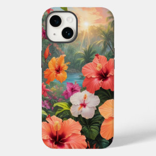 Coque Pour iPhone 14 hibiscus floral