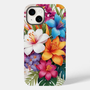 Coque Pour iPhone 14 hibiscus floral frais