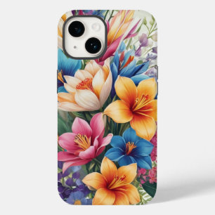 Coque Pour iPhone 14 Hibiscus floral tropical