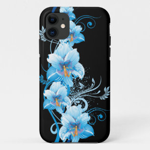 Etui iPhone Case-Mate Hibiscus hawaïen bleu