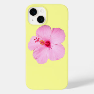Coque Pour iPhone 14 Hibiscus rose Fleur tropicale