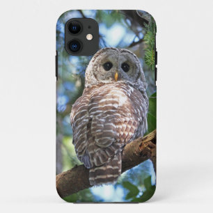 Coque Case-Mate Pour iPhone Hibou barré dans la forêt