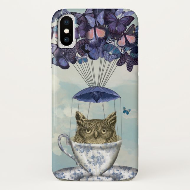 Coques Case-Mate iPhone Hibou dans Teacup 2 (Dos)