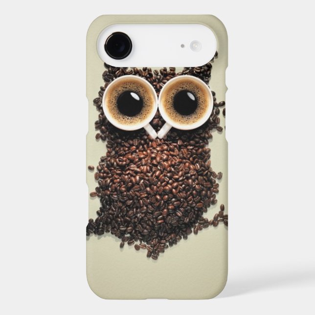 Coques Case-Mate iPhone Hibou de caféine (Verso)
