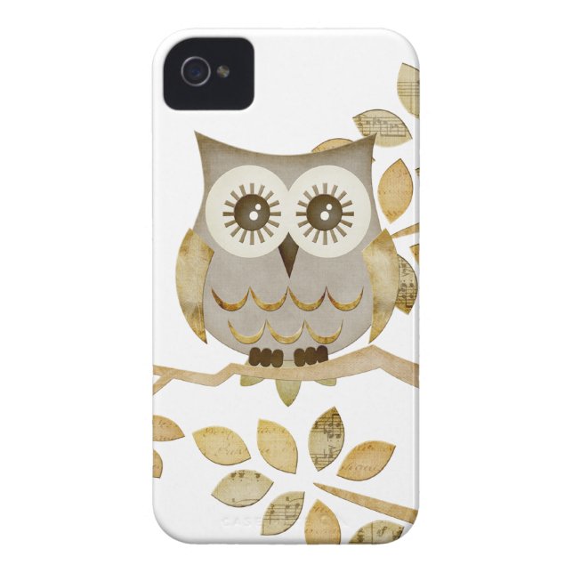 Coques Case-Mate iPhone Hibou large de yeux dans l'arbre (Dos)