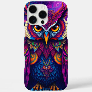 Coques iPhone 16 Pro Max Hibou Mystique Améthyste