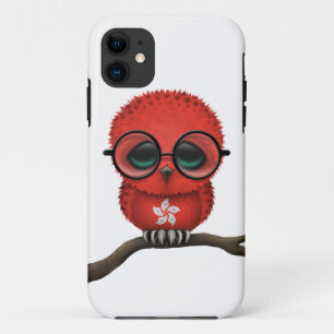 Coques Pour iPhone Hibou ringard personnalisable de bébé de Hong Ko